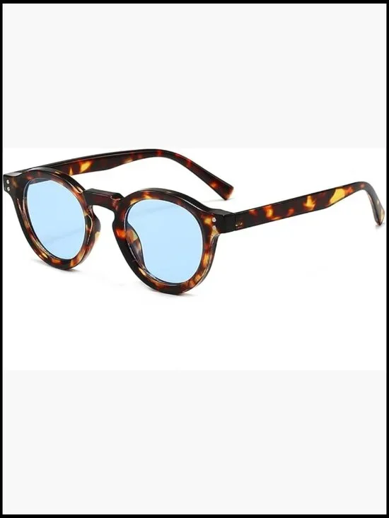 Vintage Round Sunglasses Retro Circle UV400 Protection Unisex - Picture 1 of 7